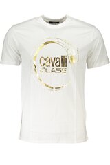 T-särk meestele Cavalli Class RXT60BJD060_BI00053, valge hind ja info | Meeste T-särgid | kaup24.ee