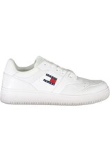 Vabaajajalatsid meestele Tommy Hilfiger EM0EM01395, valge цена и информация | Кроссовки для мужчин | kaup24.ee