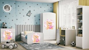 Lastevoodi sahtliga ja madratsita Kocot Kids BabyDreams, valge hind ja info | Lastevoodid | kaup24.ee