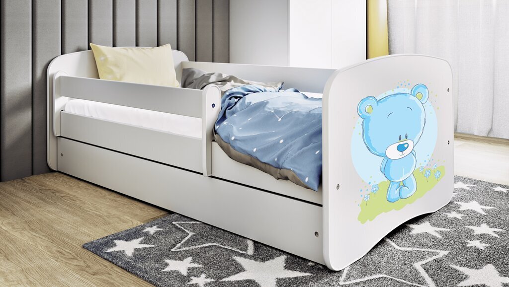 Lastevoodi sahtlita ja madratsita Kocot Kids BabyDreams, valge hind ja info | Lastevoodid | kaup24.ee