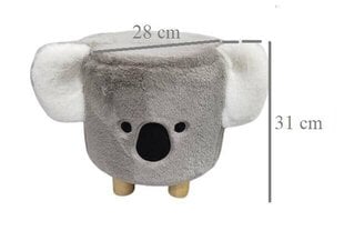 Pouf Koala, hall цена и информация | Детские диваны, кресла | kaup24.ee