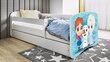 Lastevoodi sahtliga ja madratsita Kocot Kids BabyDreams, valge hind ja info | Lastevoodid | kaup24.ee