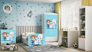 Lastevoodi sahtliga ja madratsiga Kocot Kids BabyDreams, valge цена и информация | Детские кровати | kaup24.ee