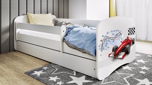 Кровать babydreams белая с ящиком, без матраса 160/80 цена и информация | Детские кровати | kaup24.ee