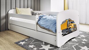 Кровать babydreams белая с ящиком, без матраса 140/70 цена и информация | Детские кровати | kaup24.ee