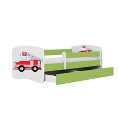 Кровать babydreams зеленая с ящиком, без матраса 160/80 цена и информация | Детские кровати | kaup24.ee