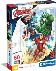 Pusle Clementoni Marvel Avengers, 60 tk. hind ja info | Pusled | kaup24.ee