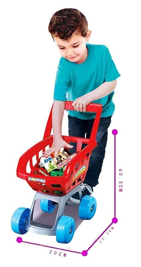 Supermarket koos käruga Shopping цена и информация | Tüdrukute mänguasjad | kaup24.ee