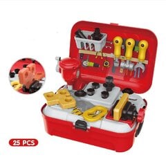 Laste tööriistade komplekt 2 in 1 Toy Tools hind ja info | Poiste mänguasjad | kaup24.ee