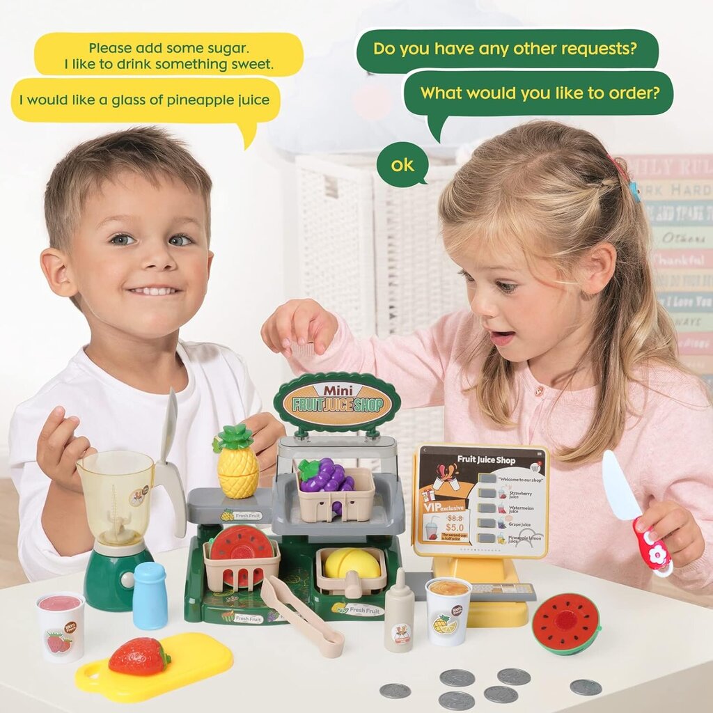 Mängukomplekt Fruit Juice Shop hind ja info | Tüdrukute mänguasjad | kaup24.ee