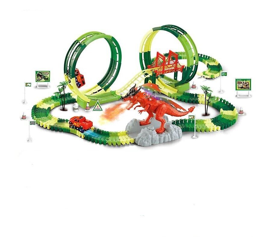 Laste võidusõidurada Spray Dinosaur hind ja info | Poiste mänguasjad | kaup24.ee