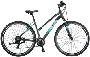 Городской велосипед Polar Forester Comp Lady 22 L, 28", серый/светло-голубой цена и информация | Велосипеды | kaup24.ee