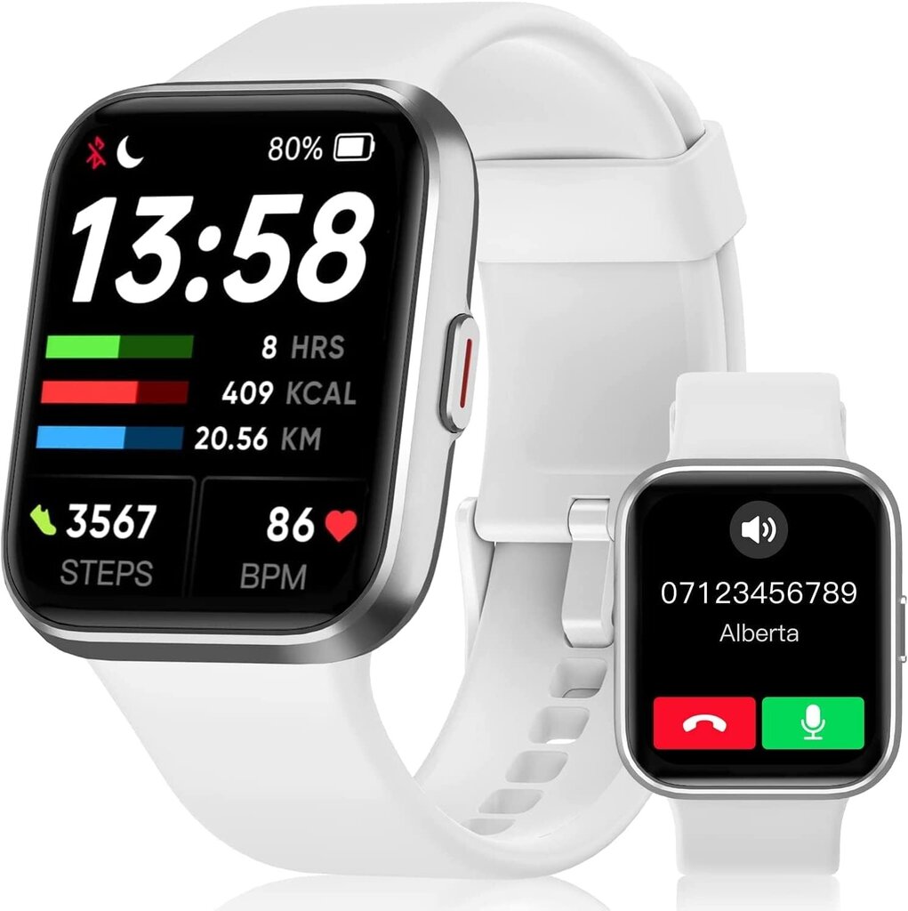 Aeac ID208 Plus White hind ja info | Nutikellad (smartwatch) | kaup24.ee
