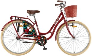 Городской велосипед Polar Grazia 1S 22 L, 28", бордовый цена и информация | Велосипеды | kaup24.ee