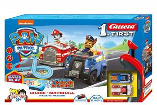 Võistlusrada Carrera Paw Patrol/Käpapatrull цена и информация | Игрушки для мальчиков | kaup24.ee