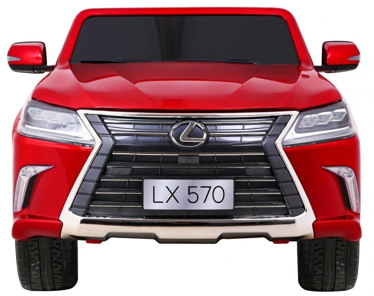 Kahekohaline laste elektriauto Lexus LX570, punane цена и информация | Laste elektriautod | kaup24.ee