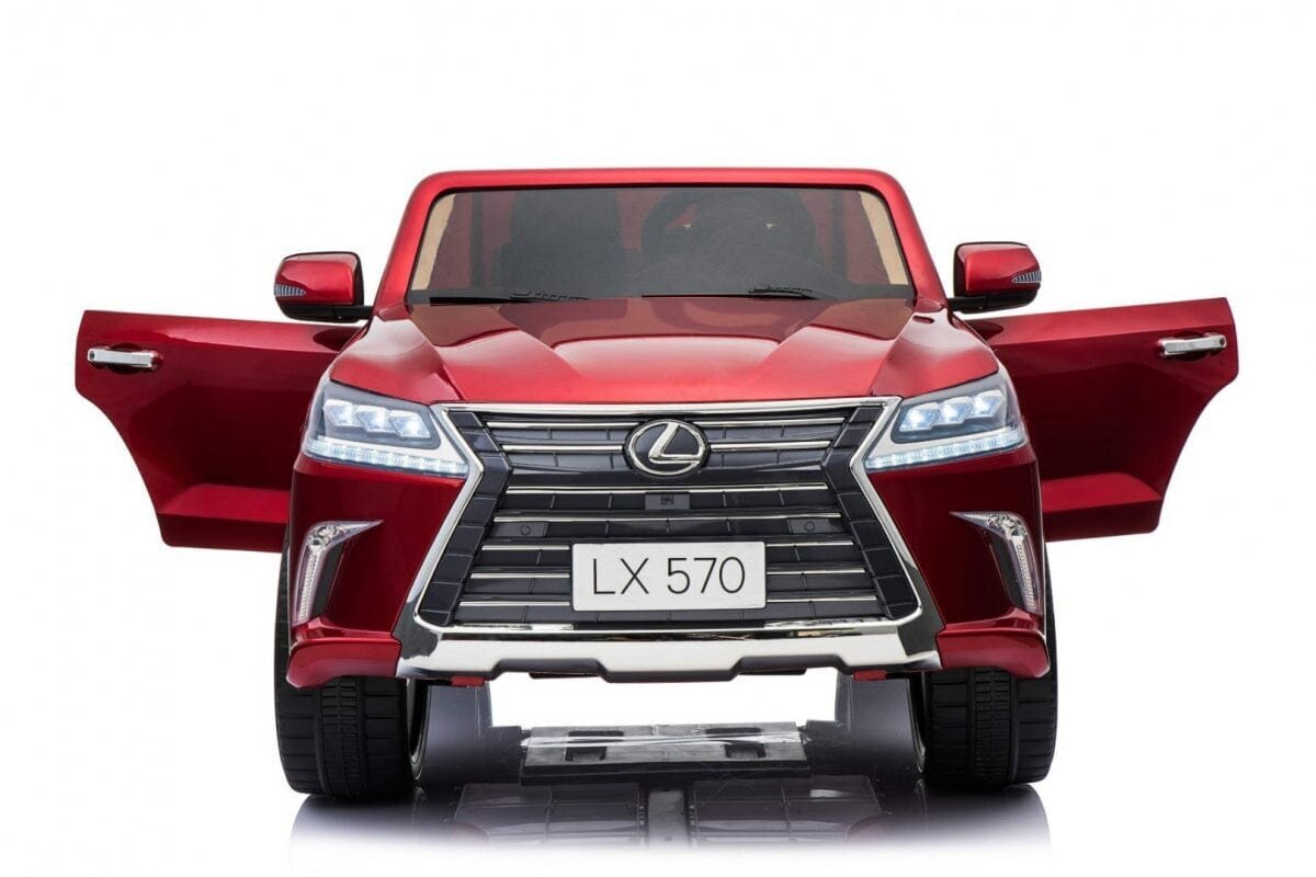 Kahekohaline laste elektriauto Lexus LX570, punane цена и информация | Laste elektriautod | kaup24.ee
