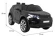 Ühekohaline laste elektriauto Land Rover Discovery, must цена и информация | Laste elektriautod | kaup24.ee