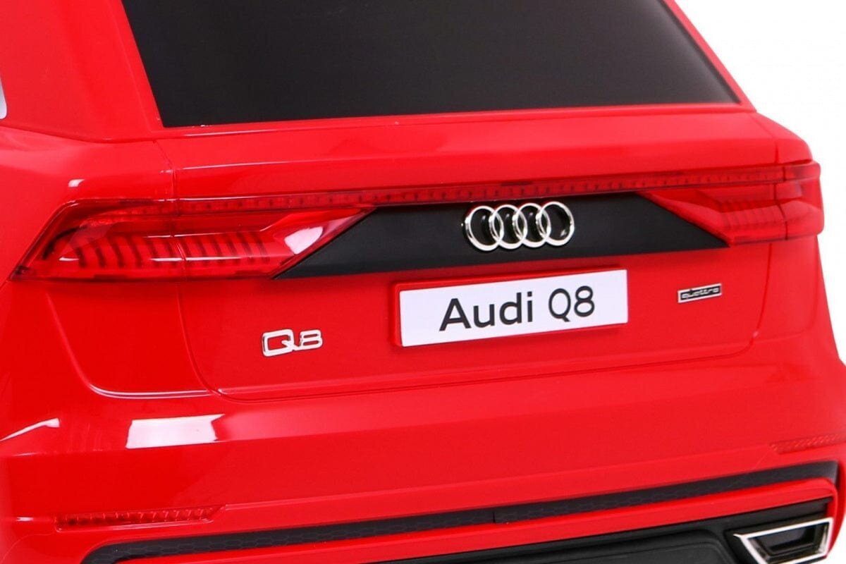 Ühekohaline elektriauto lastele Audi Q8 Lift, punane цена и информация | Laste elektriautod | kaup24.ee