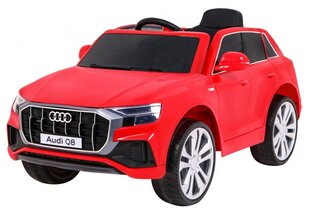 Одноместный детский электрический автомобиль Audi Q8 Lift, красный цена и информация | Электромобили для детей | kaup24.ee