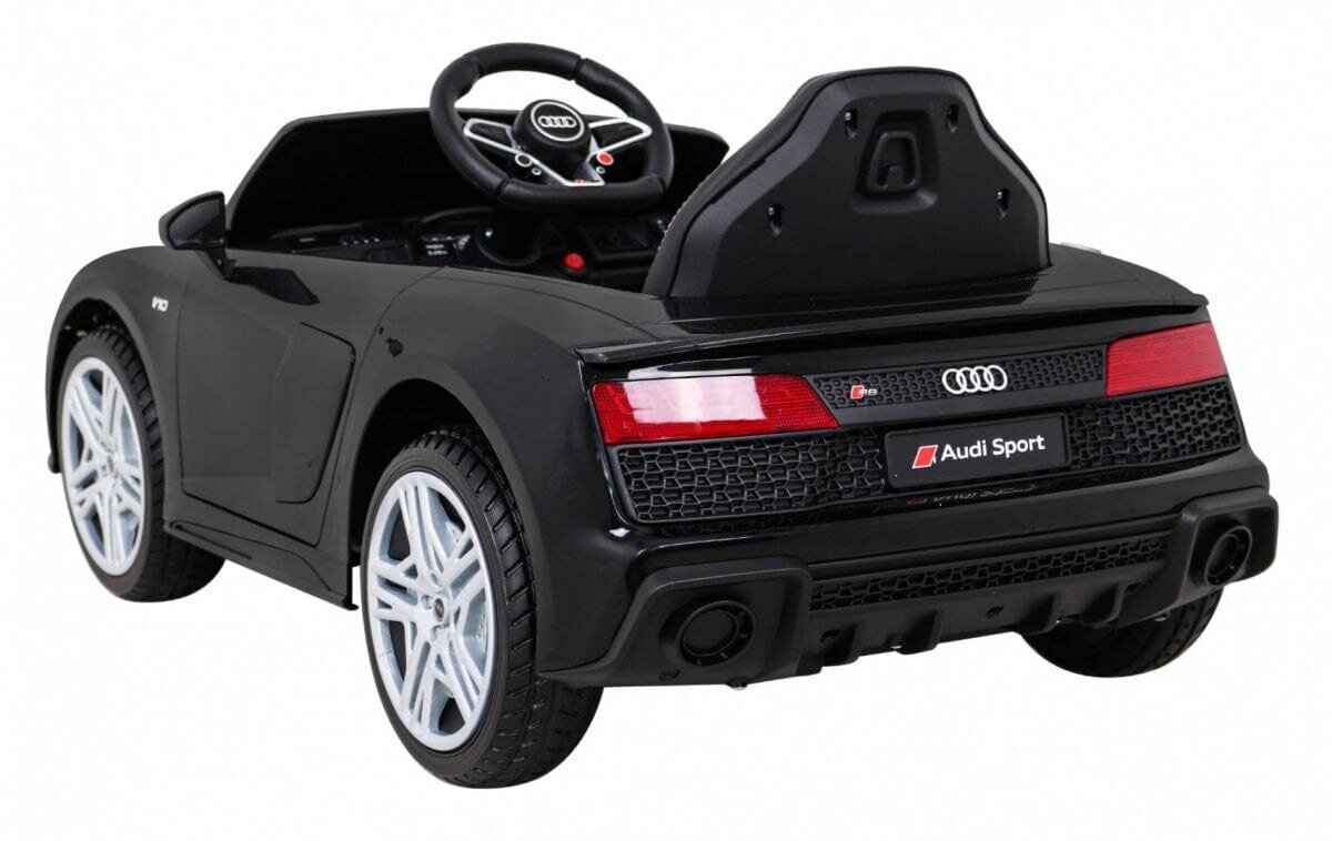 Ühekohaline laste elektriauto Audi R8, must hind ja info | Laste elektriautod | kaup24.ee