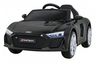 Одноместный детский электрический автомобиль Audi R8 Lift, черный цена и информация | Электромобили для детей | kaup24.ee