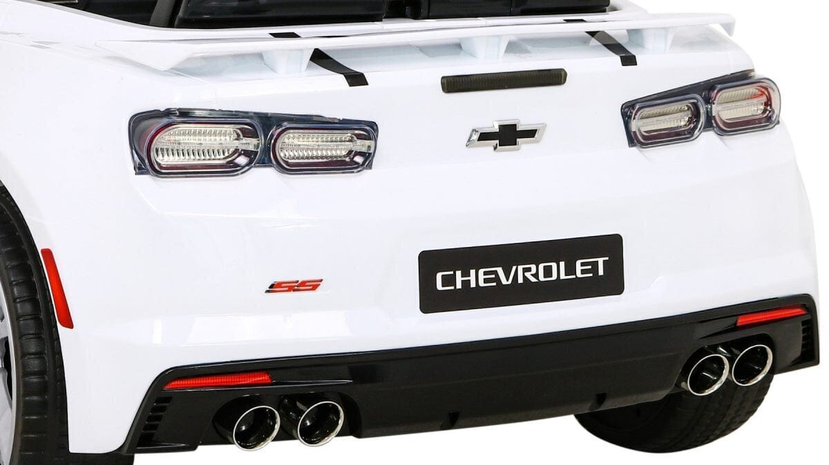 Ühekohaline laste elektriauto Chevrolet Camaro 2SS, valge hind ja info | Laste elektriautod | kaup24.ee