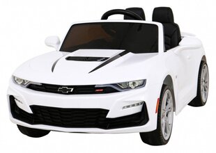 Одноместный детский электрический автомобиль Chevrolet Camaro 2SS, белый цена и информация | Электромобили для детей | kaup24.ee
