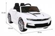 Ühekohaline laste elektriauto Chevrolet Camaro 2SS, valge hind ja info | Laste elektriautod | kaup24.ee