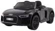 Ühekohaline laste elektriauto Audi R8 Spyder, must цена и информация | Laste elektriautod | kaup24.ee