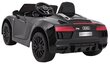 Ühekohaline laste elektriauto Audi R8 Spyder, must цена и информация | Laste elektriautod | kaup24.ee