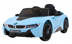 Одноместный детский электрический автомобиль BMW I8 Lift, синий цена и информация | Электромобили для детей | kaup24.ee