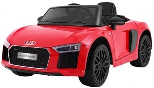 Детский одноместный электромобиль Audi R8 Spyder, красный цена и информация | Электромобили для детей | kaup24.ee