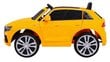 Ühekohaline laste elektriauto Audi Q8 Lift, kollane цена и информация | Laste elektriautod | kaup24.ee