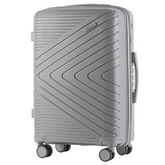 Светло-серый средний чемодан PRIMROSE цена и информация | Чемоданы, дорожные сумки | kaup24.ee