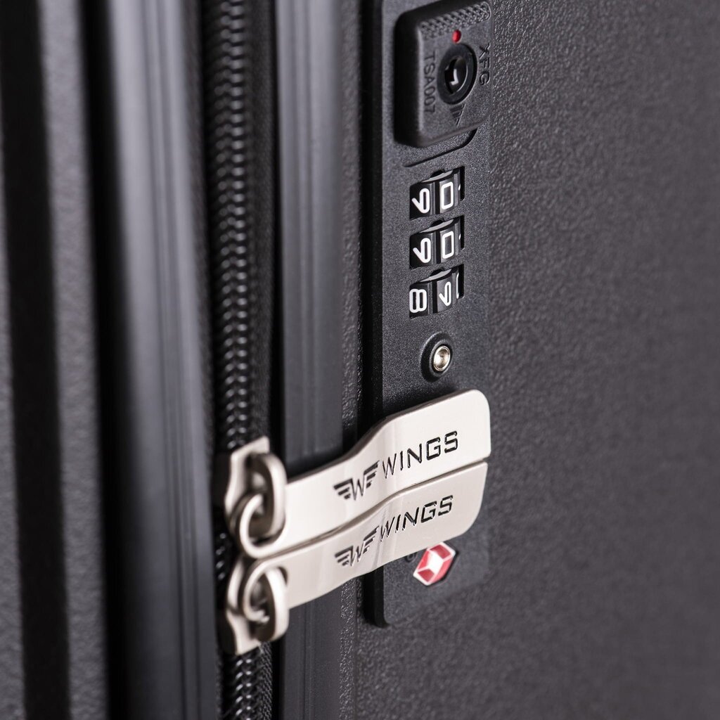 Suur kohver Wings L, must hind ja info | Kohvrid, reisikotid | kaup24.ee