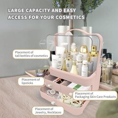 Kaasaskantav sahtlitega kosmeetikavahend hind ja info | Meigikotid, lauapeeglid | kaup24.ee