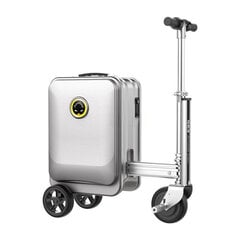 Чемодан - самокат Electric Scooter, серебристый цена и информация | Чемоданы, дорожные сумки | kaup24.ee