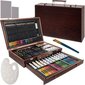 Värvikomplekt kohvris Maaleo, 128 tk hind ja info | Kunstitarbed, voolimise tarvikud | kaup24.ee