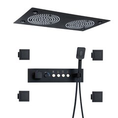LED-valgustusega dušisüsteem цена и информация | Душевые комплекты и панели | kaup24.ee