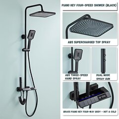 LED-ekraaniga dušisüsteem цена и информация | Душевые комплекты и панели | kaup24.ee