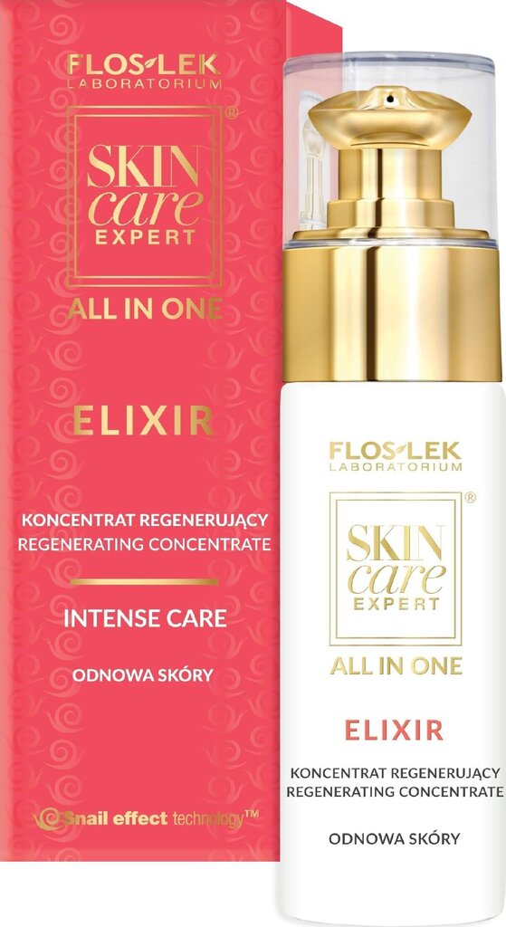 Näoseerum Floslek Snail Elixir Regenerating Concentrate, 30 ml hind ja info | Näoõlid, seerumid | kaup24.ee