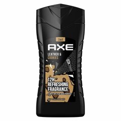 Гель для душа Axe Leather &amp; Cookies 12H Освежающий аромат, 250 мл цена и информация | Масла, гели для душа | kaup24.ee