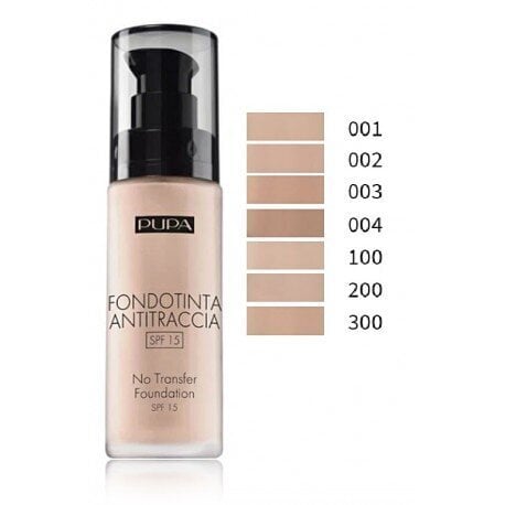 Pupa No Transfer jumestuskreem SPF15, 19, 30 ml цена и информация | Jumestuskreemid, puudrid | kaup24.ee