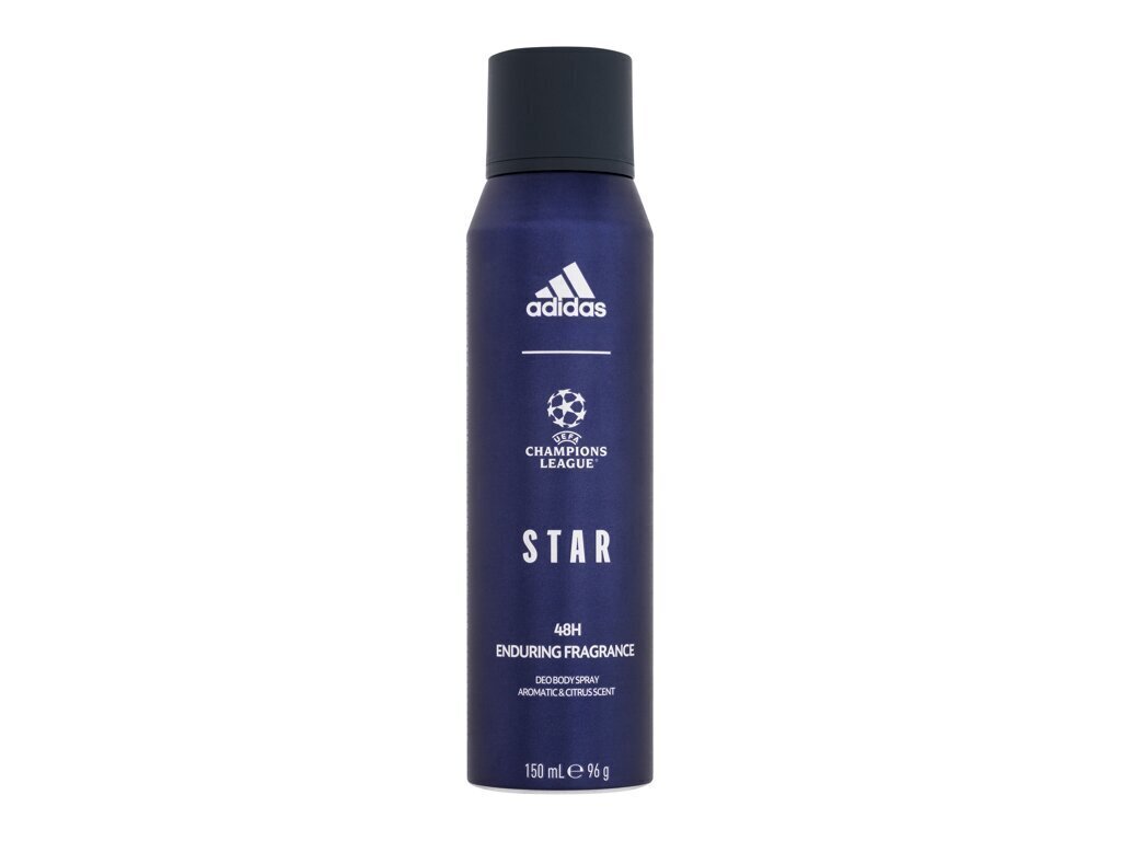 Spray deodorant Adidas UEFA meestele, 150 ml цена и информация | Deodorandid | kaup24.ee