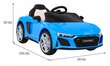 Ühekohaline laste elektriauto Audi R8 Lift, sinine hind ja info | Laste elektriautod | kaup24.ee