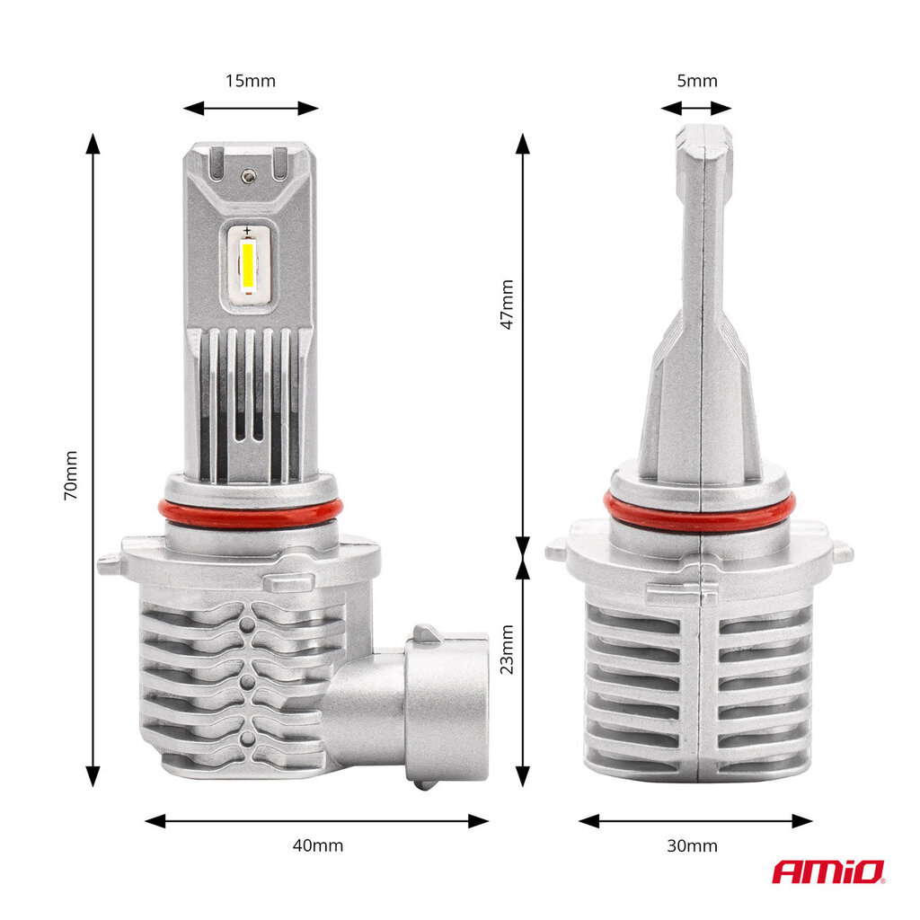 LED esitule pirnid HB4 9006 40W X1 Series MiniAmio 02969 цена и информация | Autopirnid | kaup24.ee