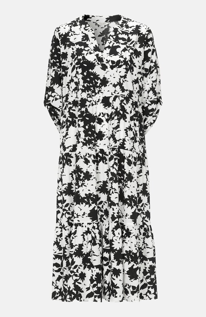 Cellbes naiste kleit MIKA, must-valge hind ja info | Kleidid | kaup24.ee