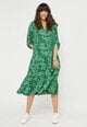 Cellbes naiste kleit MIKA, roheline-kirju