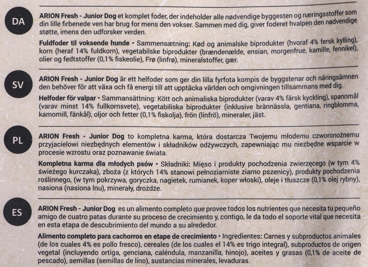 Arion Fresh Junior noortele kutsikatele, 12 kg hind ja info | Kuivtoit koertele | kaup24.ee